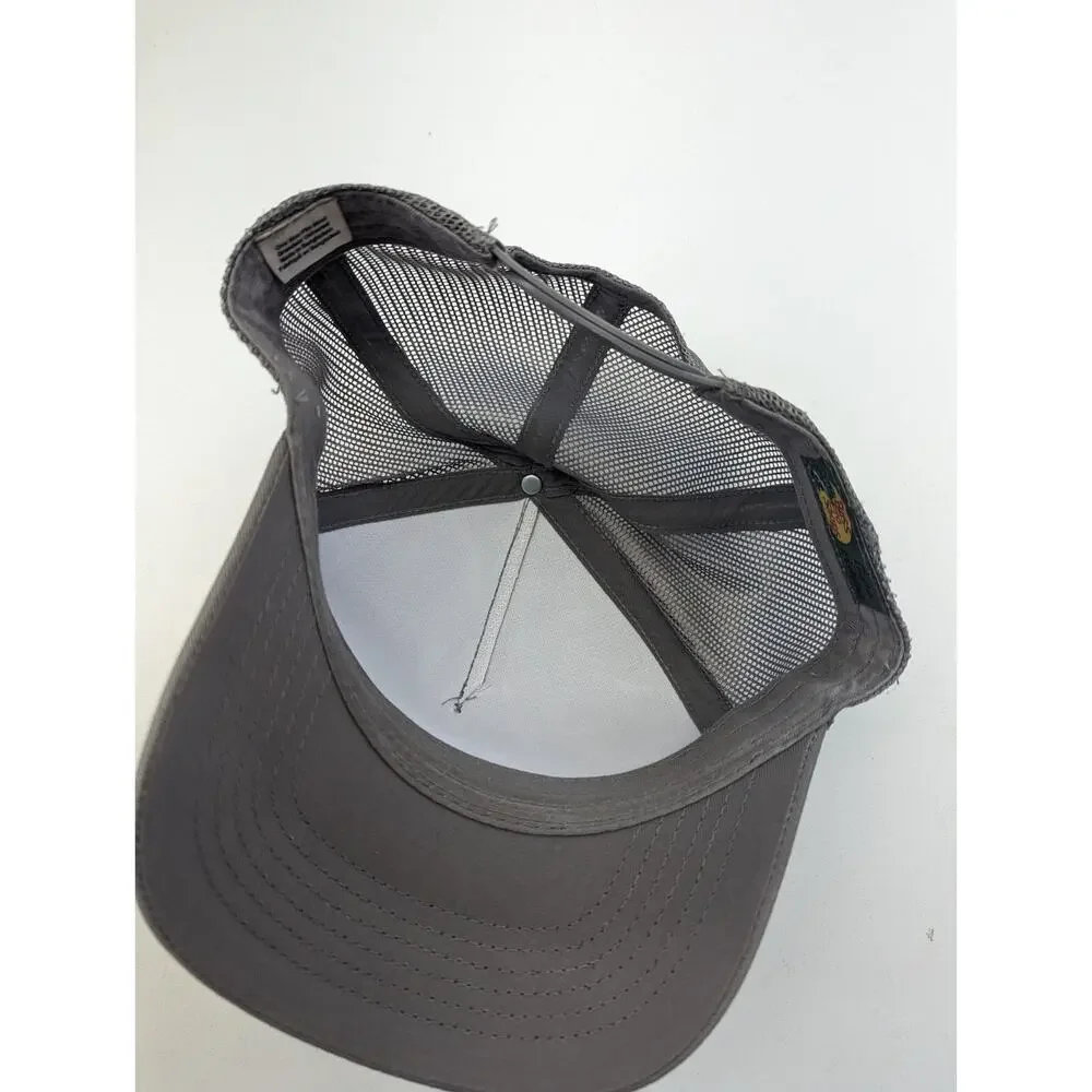 Gray Bass Pro Shops Hat Outdoor‎ Fishing Baseball Trucker Mesh Cap SnapBack